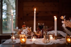 highlighting table with candles